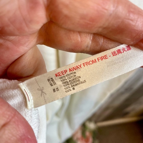 Free People Beach Ruffle Sleeve Oversized Maxi Dress in Cream Size Large. - Picture 8 of 11